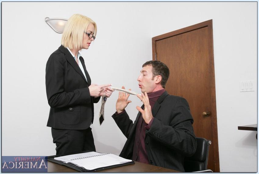 16P Bossy big titted blonde Camryn Cross fucked hard on the office table