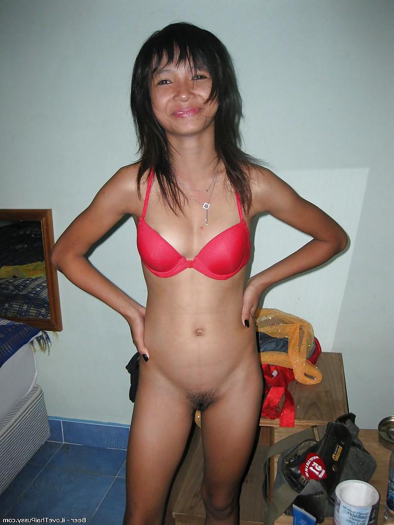 16P Skinny asian teen babe taking off her lingerie and getting fucked