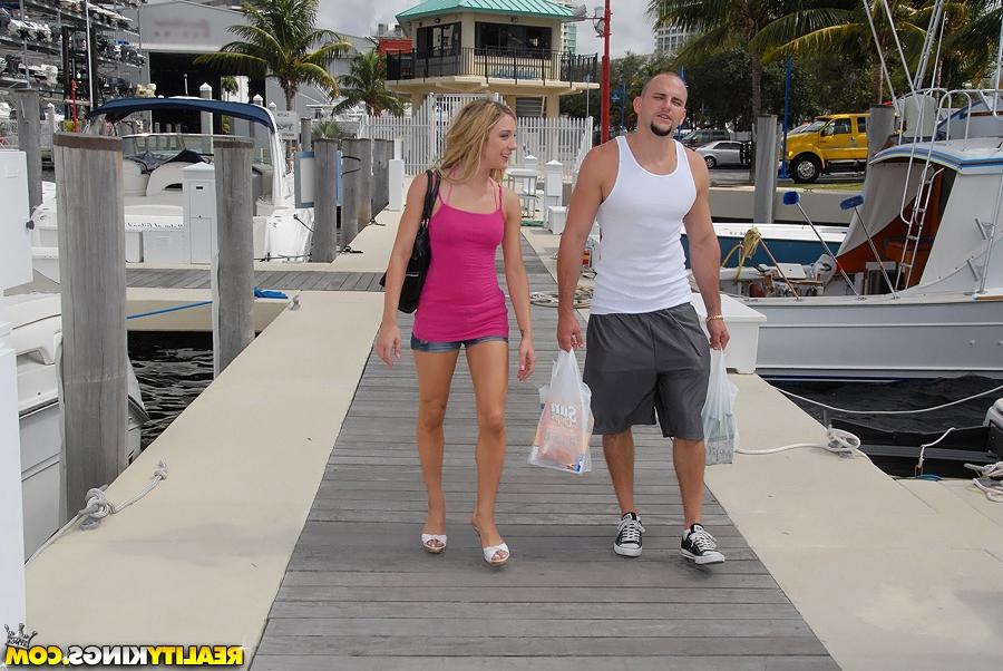 16P Hottie in bikini Amy Brooke getting screwed on the boat