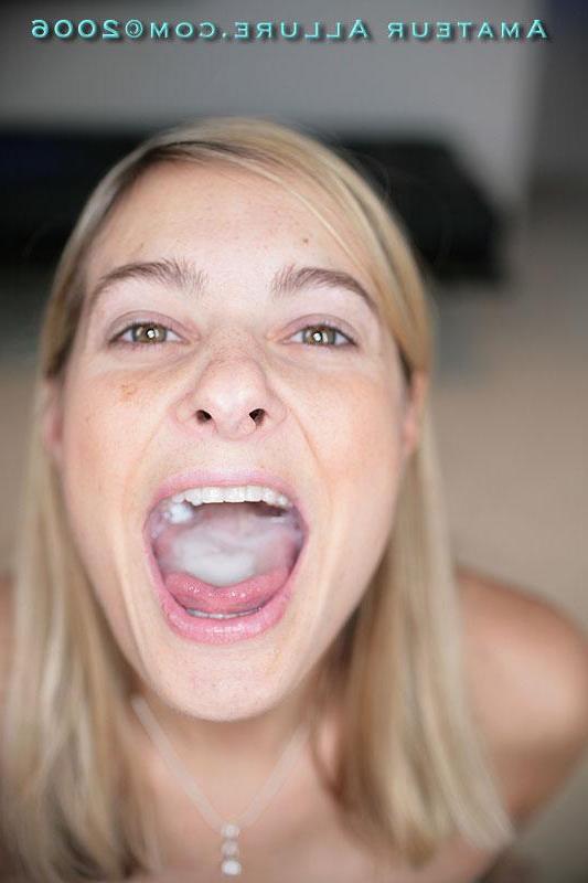 16P Blonde slut Alanna blows cock and gets fucked