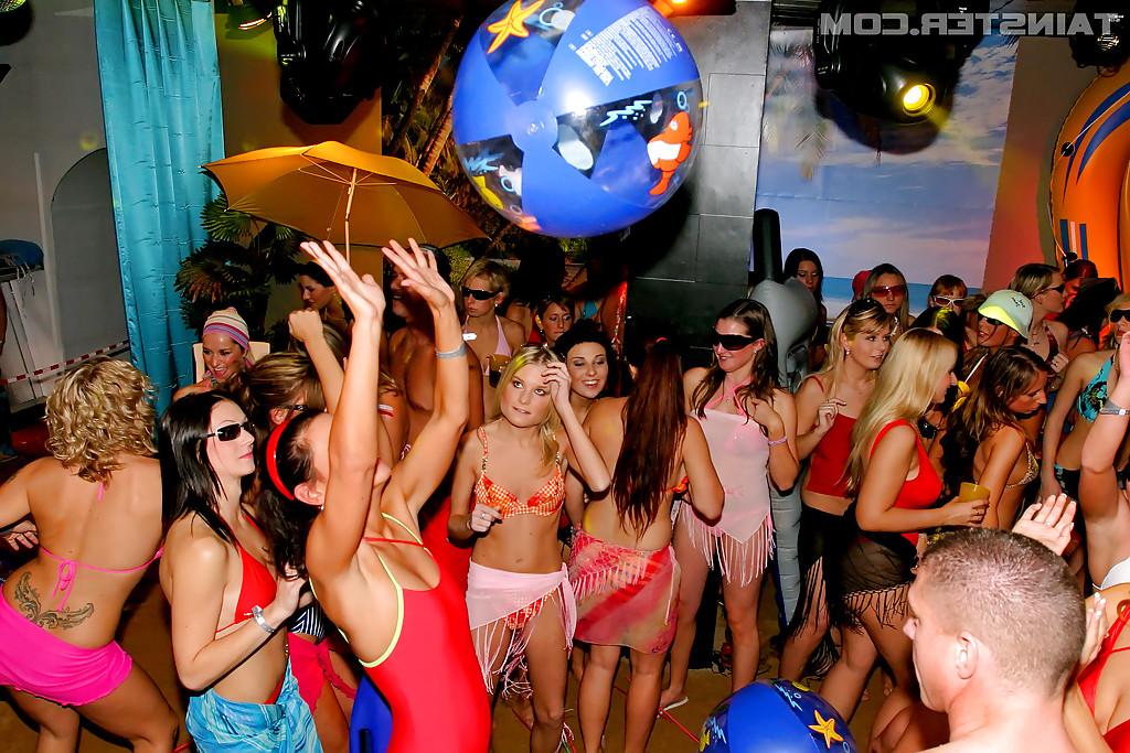 16P Cock hungry babes in bikinis going crazy at the hardcore sex party