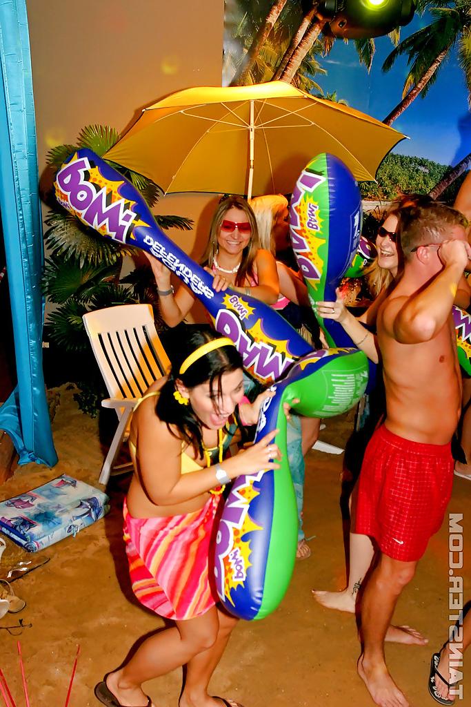 16P Cock hungry babes in bikinis going crazy at the hardcore sex party