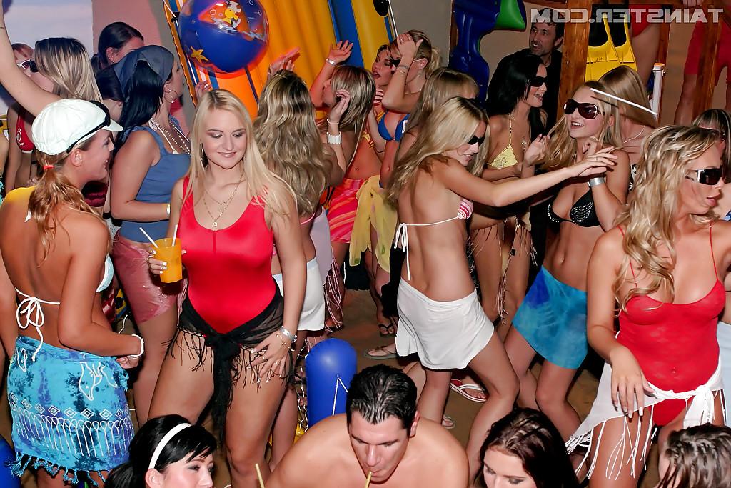 16P Cock hungry babes in bikinis going crazy at the hardcore sex party