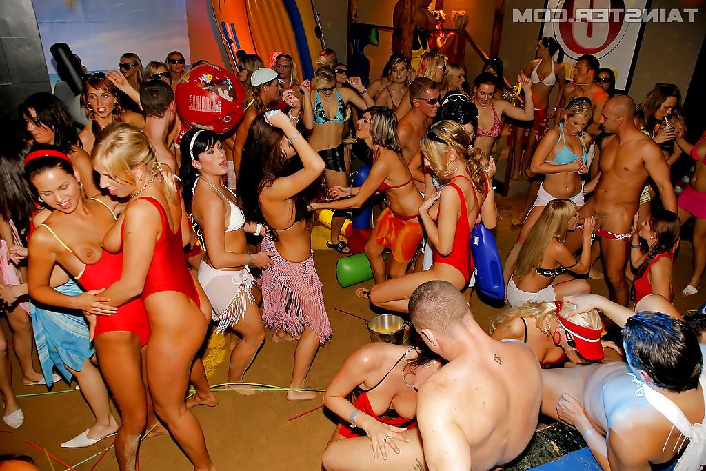 16P Stupendous babes in bikinis getting pounded hardcore at the wild party