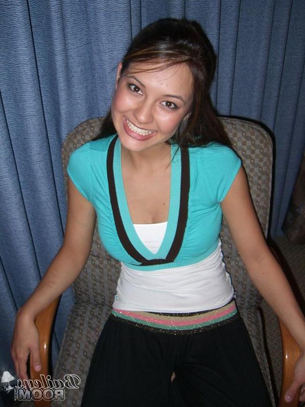 15P Pictures of Bailey's Room stripping to her panties