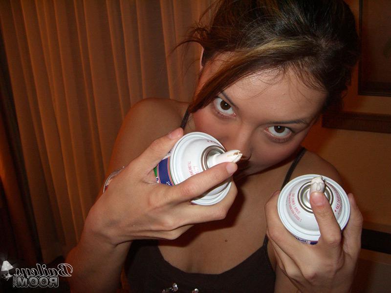 15P Pictures of Bailey's Room getting kinky with the whipped cream