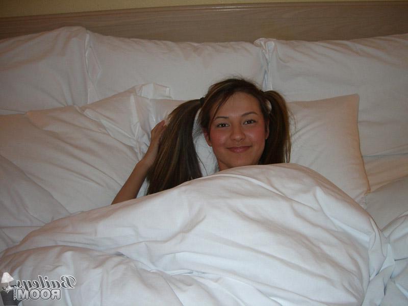 16P Pictures of Bailey having some fun in bed