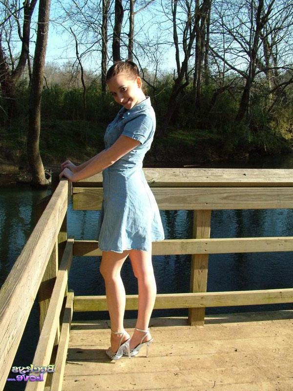 15P Pictures of Becky showing you her bra and panties