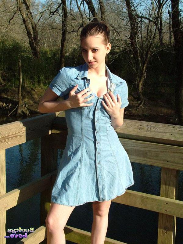 15P Pictures of Becky showing you her bra and panties