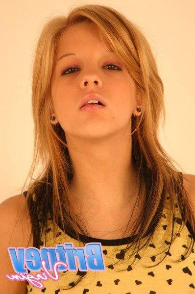 12P Pictures of teen Britney Virgin teasing with her beautiful face