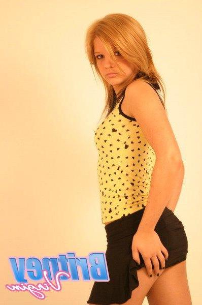 12P Pictures of teen Britney Virgin teasing with her beautiful face