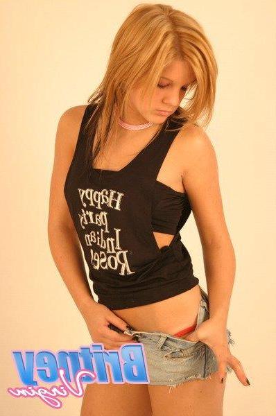 16P Pictures of teen girl Britney Virgin giving you a hot tease