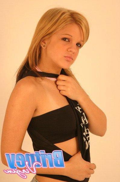 16P Pictures of teen girl Britney Virgin giving you a hot tease