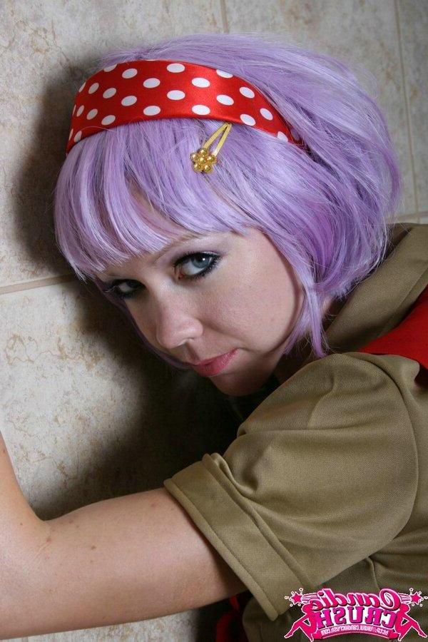 15P Pictures of teen model Candie Crush in a girl scouts uniform