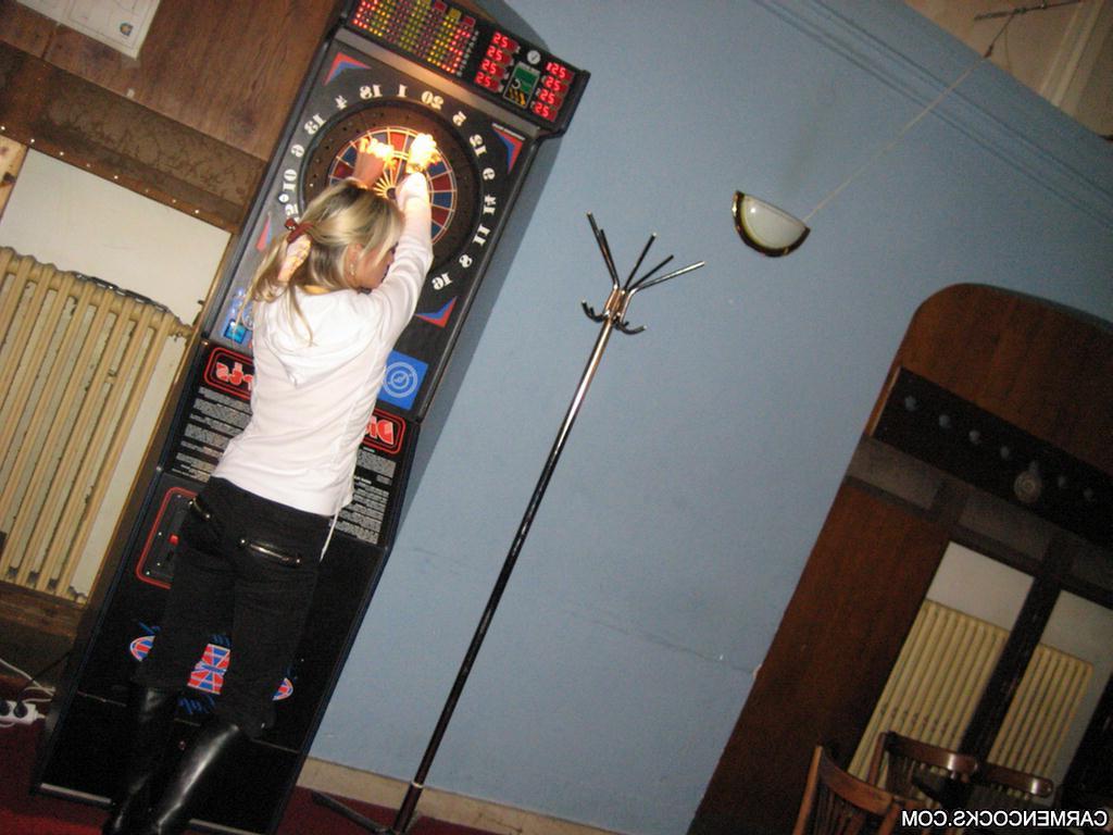 15P Pictures of teen hottie Carmen Cocks pleasuring herself with a vibrator
