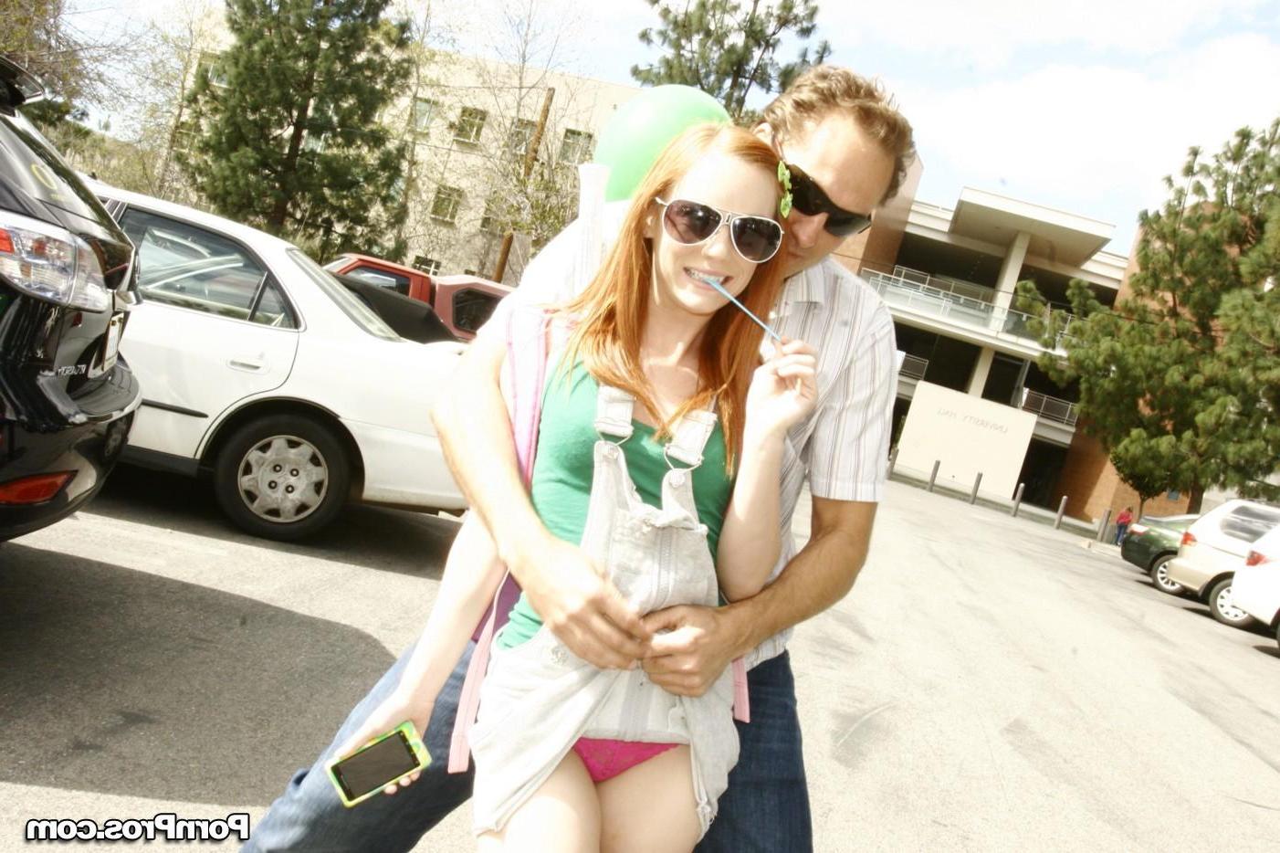 16P Young redhead babe Dani Jensen loves the big mean cock