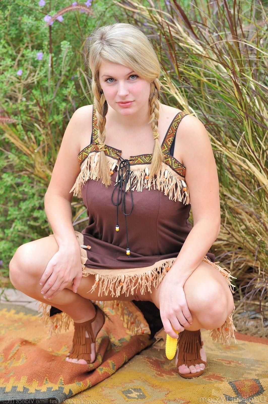 15P Pictures of Danielle FTV showing her big tits and tight pussy