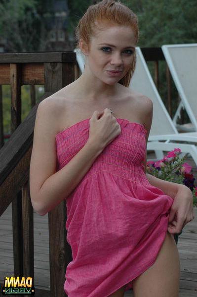20P Pictures of teen girl Danni Virgin waiting for you to come take her clothes off