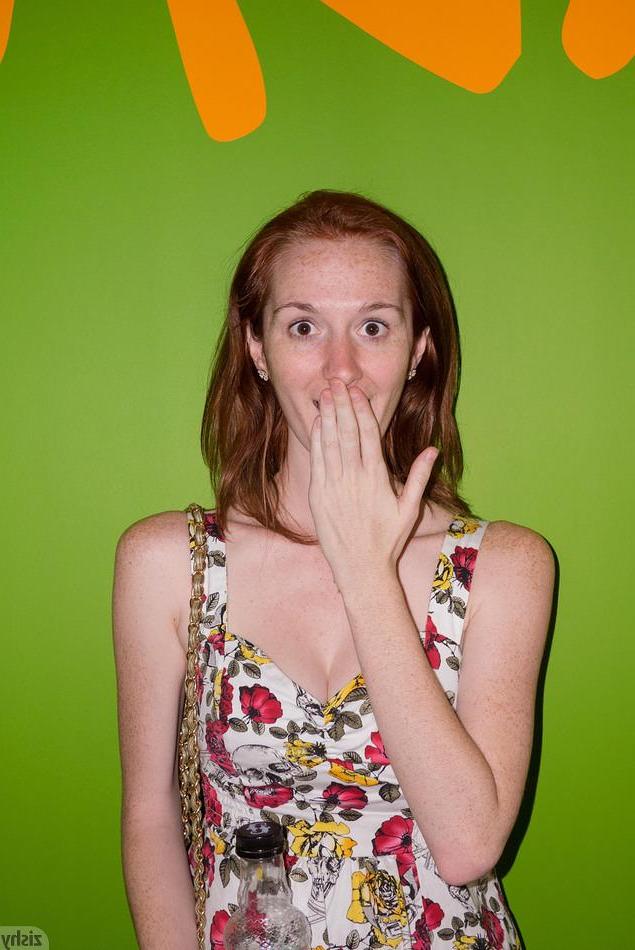 8P Redhead coed Dee Dee Lynn teases in her summer dress