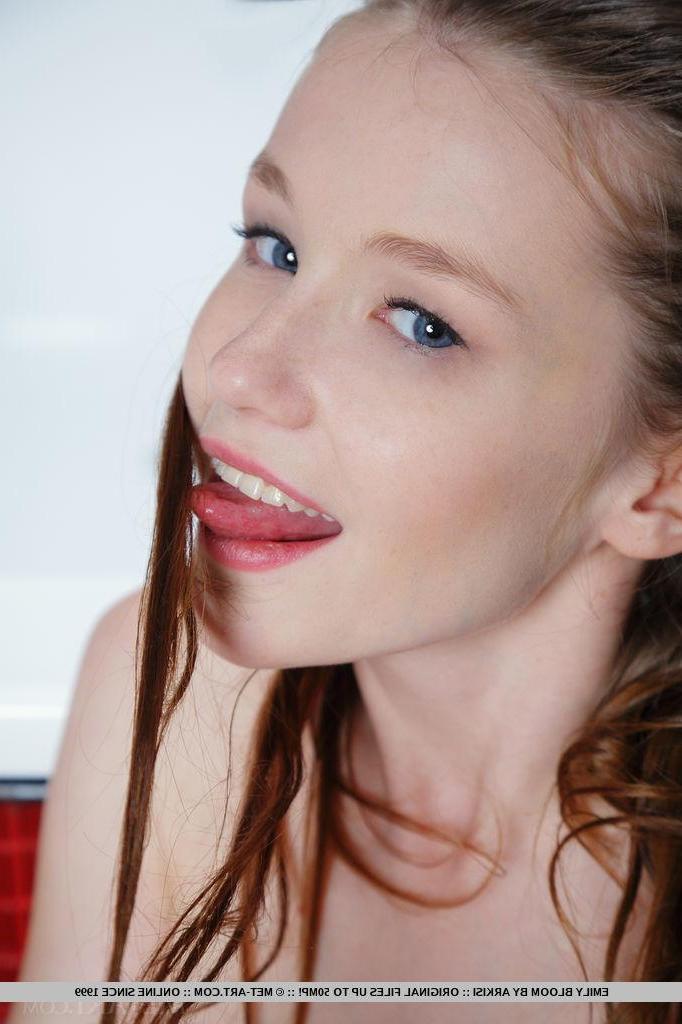 18P Brunette teen Emily Bloom wants to take a hot bath with you