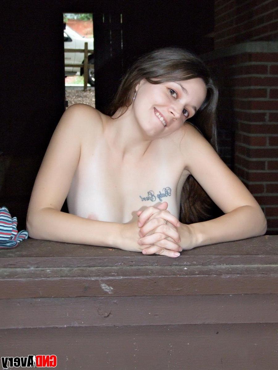12P Avery isnt a shy girl as she gets naked at the public park