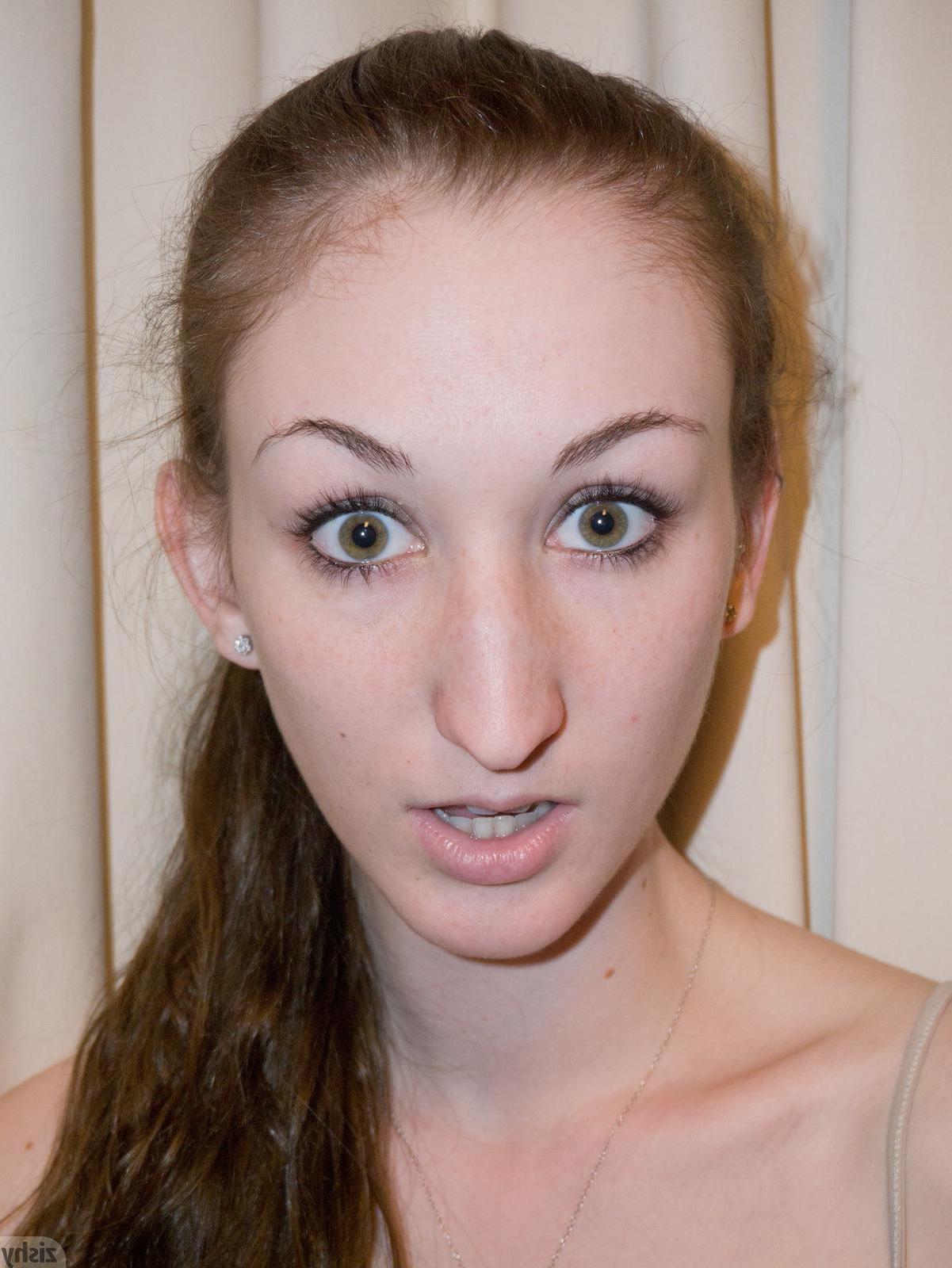 12P Redhead coed Haley Gladwell invites you into her dorm room
