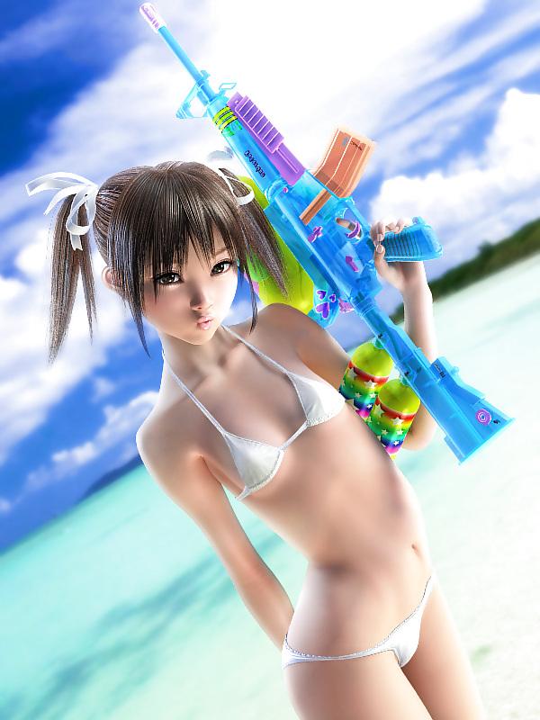 9P Hot Anime Girls with Guns