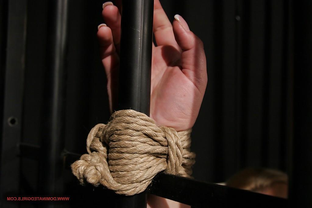 16P Buxom blonde babe with big tits is into hardcore BDSM action