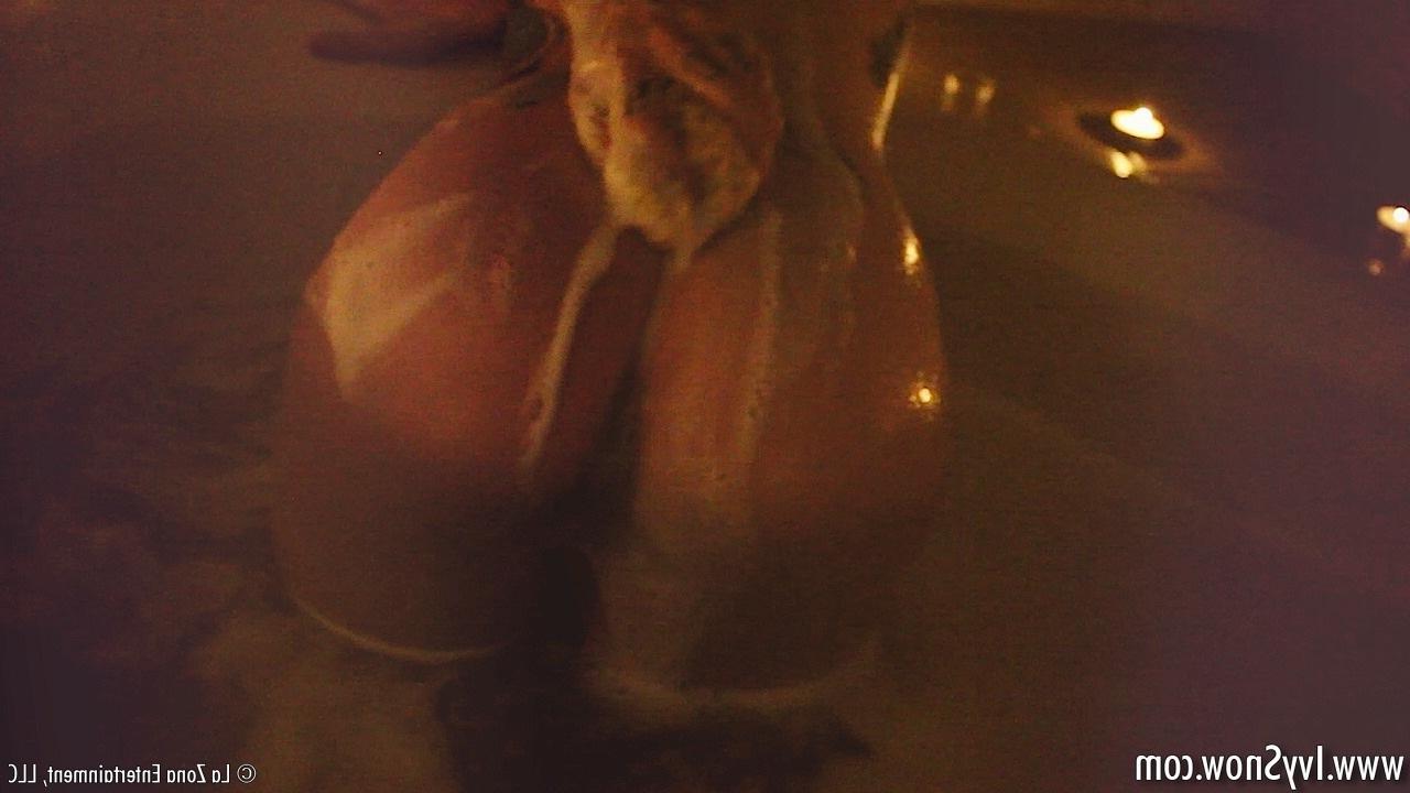 15P Ivy Snow takes a sensual bath and gets wet in more way than one