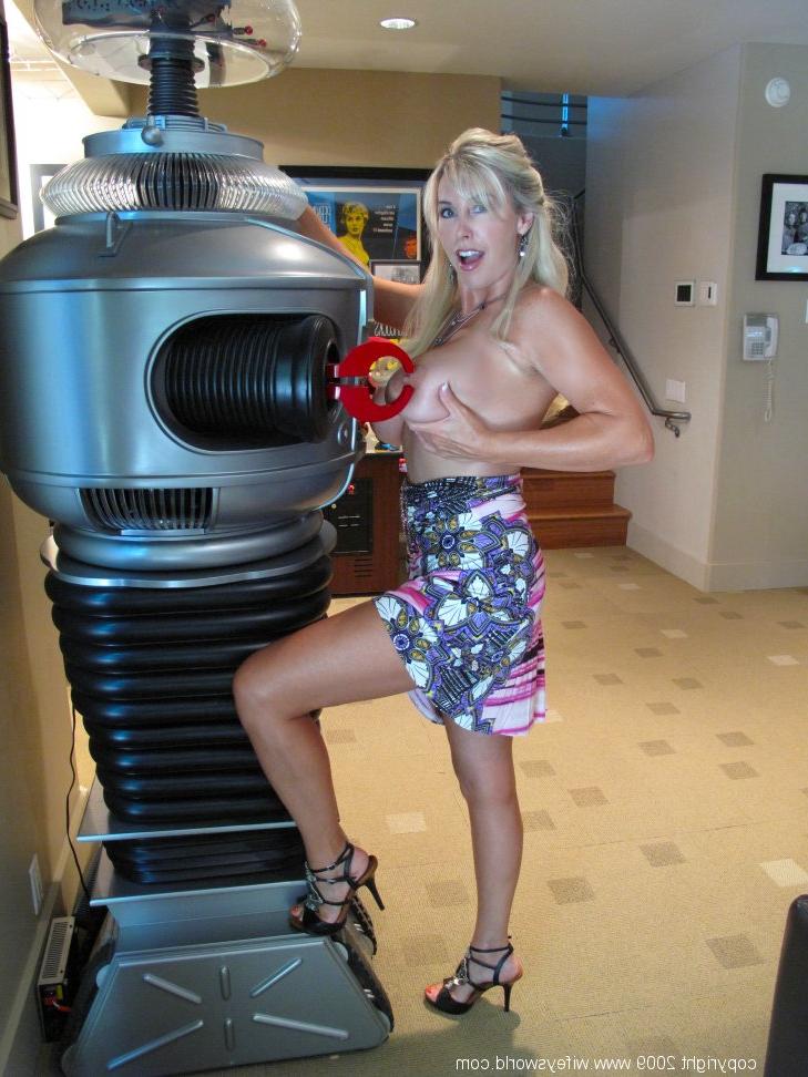 16P Mature wife with big tits poses on high heels and fondles her melons