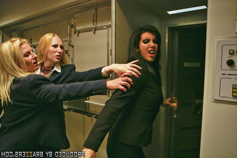 15P Ravishing fly attendant with big tits Shay Sights gets fucked by a pilot
