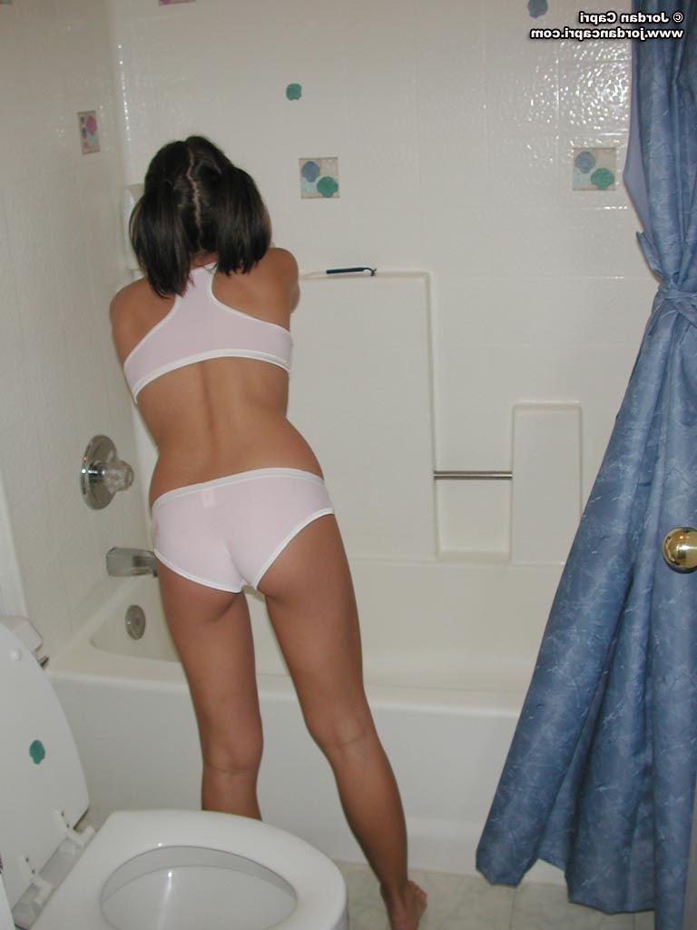 20P Pictures of teen cutie Jordan Capri getting wet for you