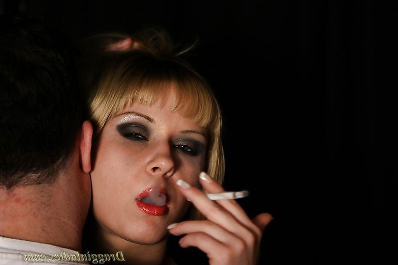 21P Aaralyn Barra - Smoking Fetish at Dragginladies