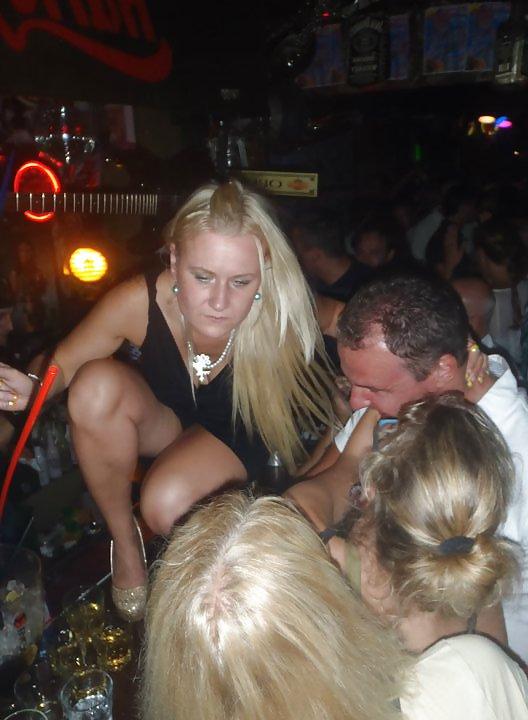 25P Hot:  Girls Get Groped and Exposed In Bar