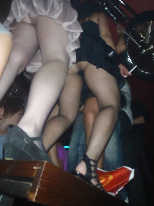 25P Hot:  Girls Get Groped and Exposed In Bar