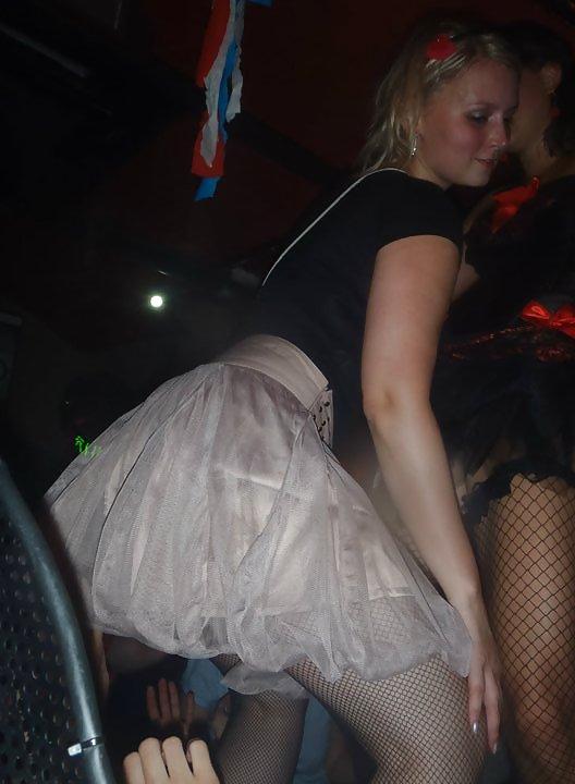 25P Hot:  Girls Get Groped and Exposed In Bar