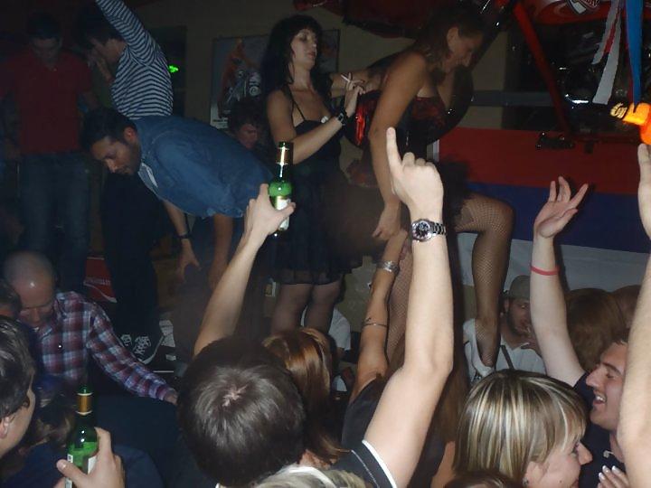25P Hot:  Girls Get Groped and Exposed In Bar