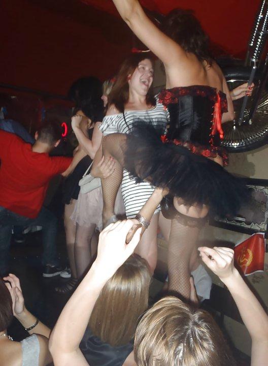 25P Hot:  Girls Get Groped and Exposed In Bar