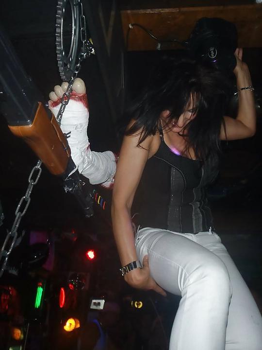 25P Hot:  Girls Get Groped and Exposed In Bar