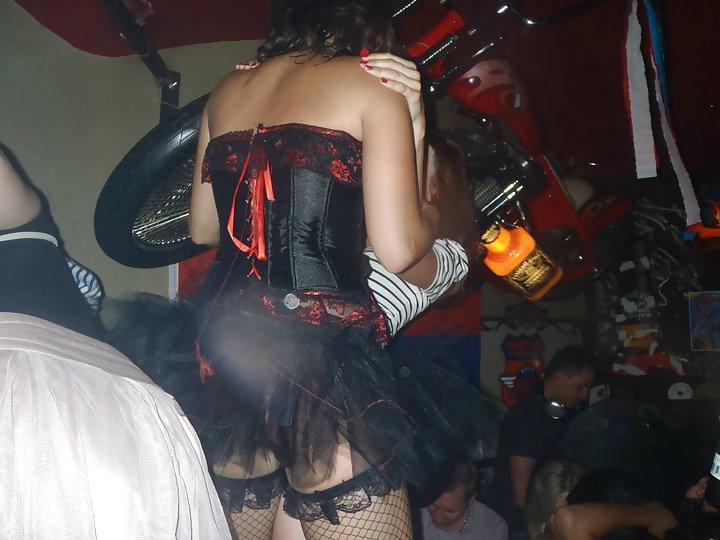 25P Hot:  Girls Get Groped and Exposed In Bar
