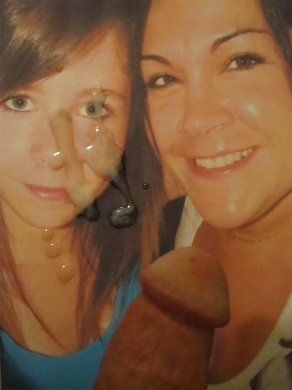 6P Cum on Mother and Daughter