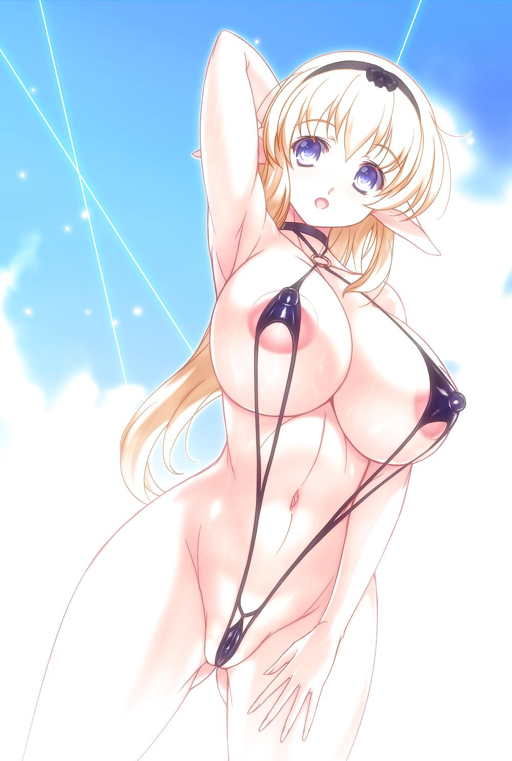 25P Anime Sling Bikinis