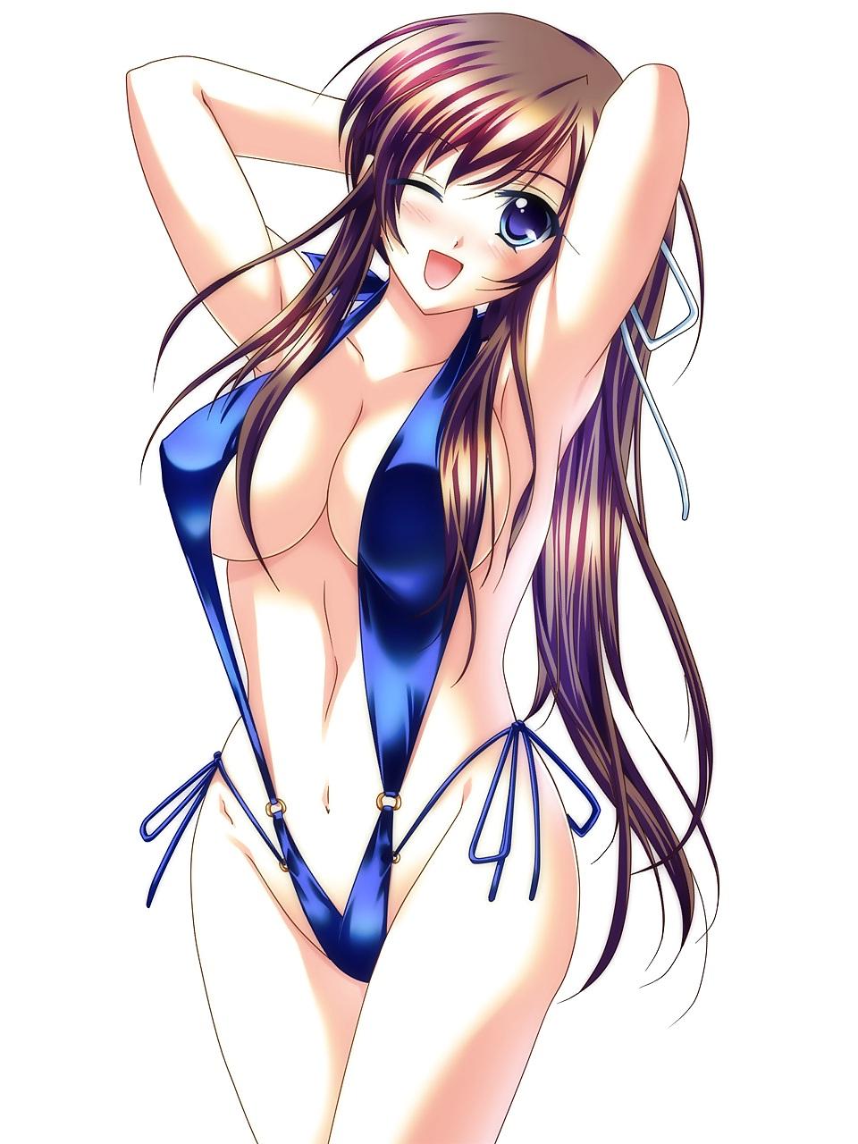 25P Anime Sling Bikinis