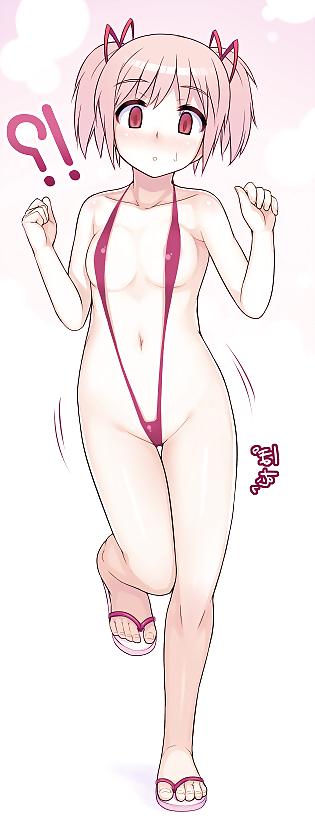25P Anime Sling Bikinis