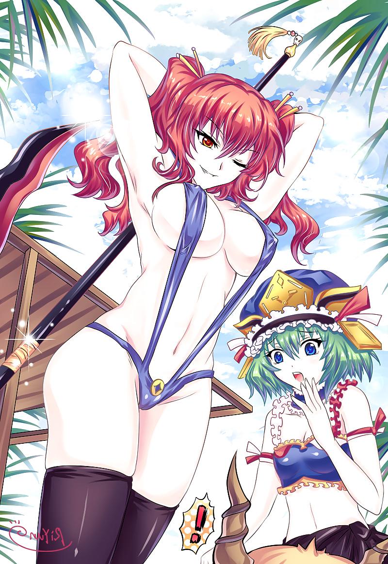 25P Anime Sling Bikinis