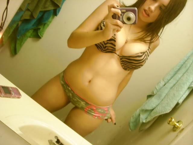 7P Tiger Bra Pink Panties