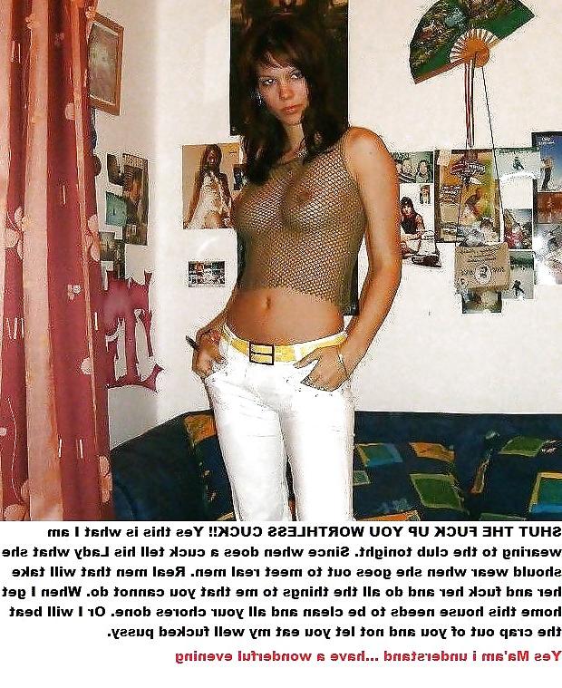 25P Captions made while my wife is being fucked
