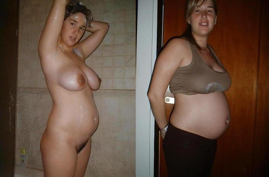 24P Dressed undressed Pregnant 