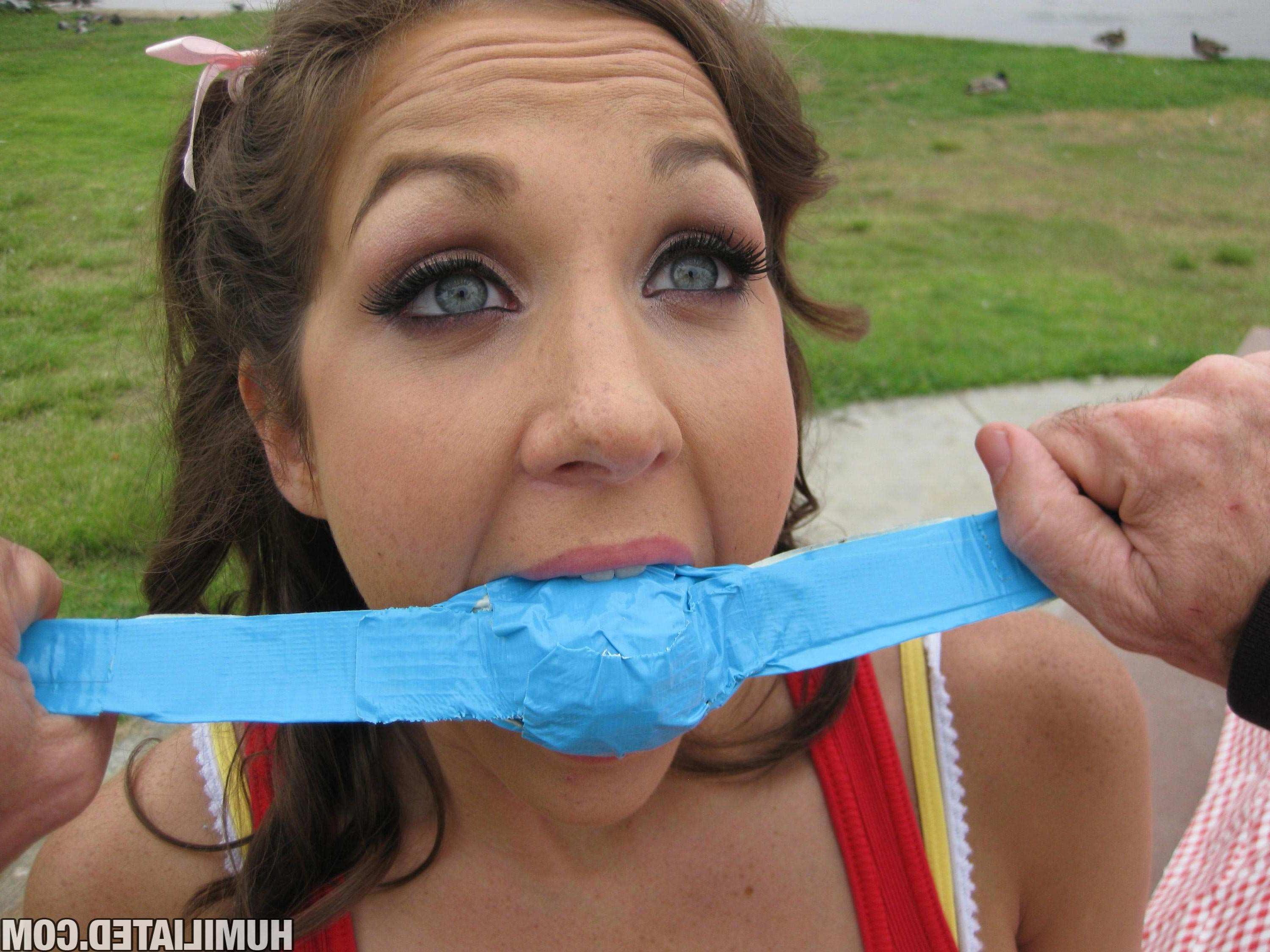 16P Hot teen Kiera King gets up tied up and fucked!