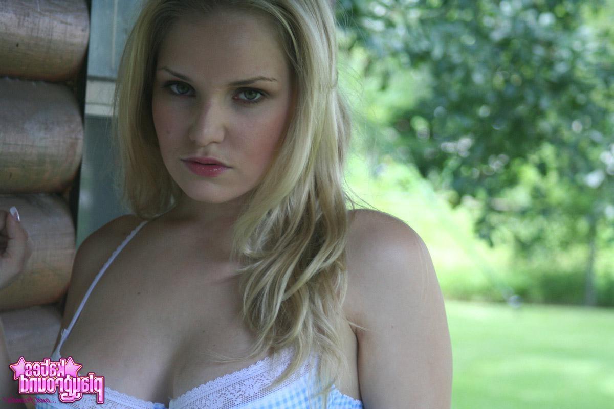 12P Lizzie loves to tease in her sexy yet simple blue and white checkered bra with matching panties